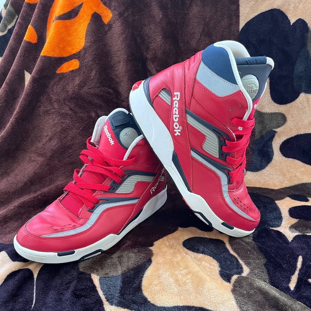 Reebok pump twilight zone red patriot